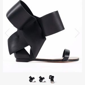 Aminah Abdul Jillil girls bow sandals